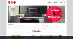 Desktop Screenshot of cortinas-y-decoracion.com